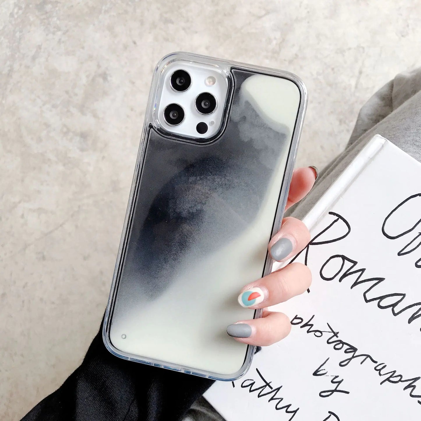 Luminous Glitter Quicksand Phone Case