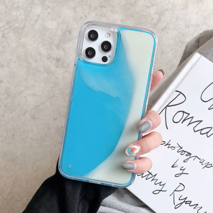 Luminous Glitter Quicksand Phone Case