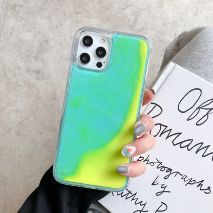 Luminous Glitter Quicksand Phone Case