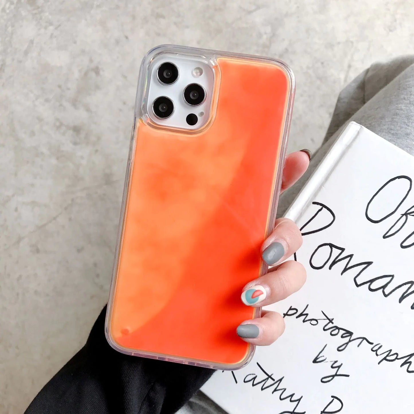 Luminous Glitter Quicksand Phone Case